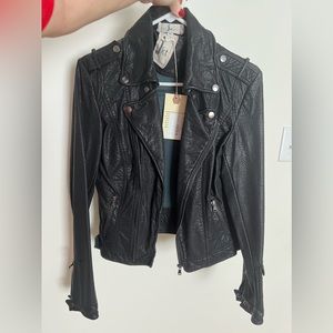 NWT Jakett vegan leather jacket